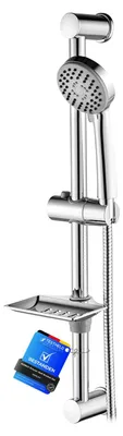 Immagine prodotto di Ibergrif, set per barra doccia M20903, asta per doccia con doccetta manuale