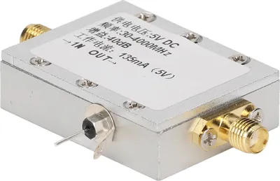 Image de Module amplificateur HF 30–4000 MHz, 40 dB, alliage d'aluminium, faible bruit, pour récepteur de télécommande, 5 V CC