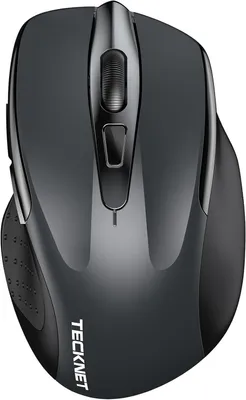 Image de Souris sans fil Bluetooth (TROIS modes : BT 5.0/3.0 + 2,4 G), 4800 DPI, souris ergonomique silencieuse sans fil pour ordinateurs portables, Mac OS, Android, Windows