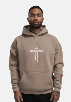 Produktbild von DADA Supreme Oversize Hoodie Print Ärmeltasche Kängurutasche Kapuze Größe: L