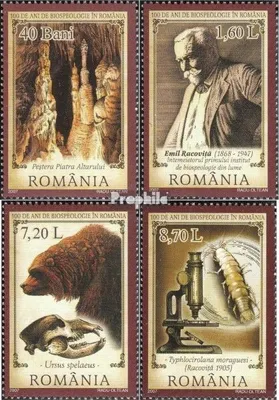 Produktbild von Briefmarken Rumänien 2007 Mi 6158-6161 (kompl.Ausg.) postfrisch 100Jahre Biospeläologie