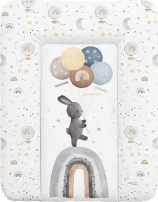 Obrázek produktu pro CEBA BABY Podložka přebalovací měkká malá (50x70) Basic Rainbow Walk