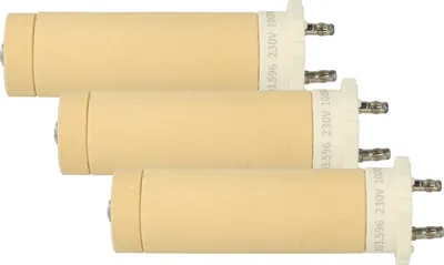 Produktbild von vhbw 3x Heizelement Ersatz für Leister 103.596 für Heißluftschweißpistole - 1000 W, Keramik Heizkern, 3 x 3 cm