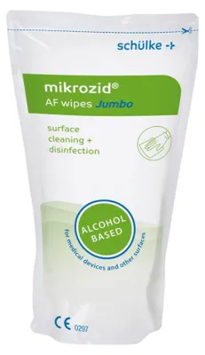 Imagen del producto de Toallitas desinfectantes Schülke mikrozid AF, 220 unidades, formato grande (Jumbo), marca Reill