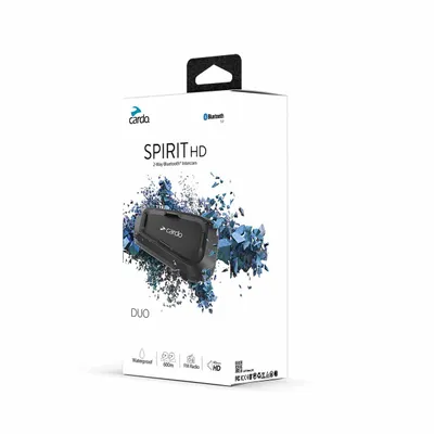 Produktbild von Cardo Spirit HD Duo Motorrad-Sprechanlage 2 Kanäle 600 m Schwarz