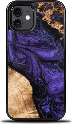 Immagine prodotto di Custodia in legno per iPhone 12 Pro / 12, Bewood Unique Violet