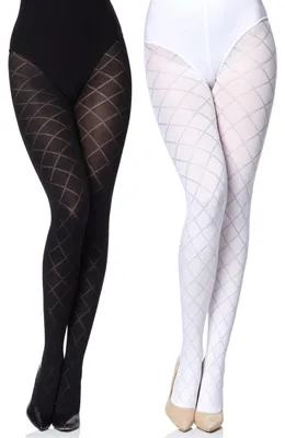 Produktbild von Merry Style 2er Pack Damen blickdichte Strumpfhose MS 328 60 DEN (Bunt, L ) .