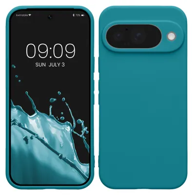 Produktbild von kwmobile Handyhülle für Google Pixel 10 Hülle - weiches Handy Silikon Case - Schutzhülle Cover - Petrol matt