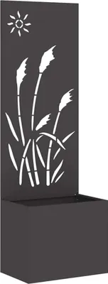Produktbild von Garten Sichtschutz-Leinwand Schwarz 50 x 150 cm