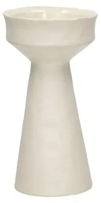 Zdjęcie produktu dla Podświetlnik Pomax Tierno, wykonany z porcelany, kolor kremowy, średnica 9,3 cm, wysokość 17,3 cm