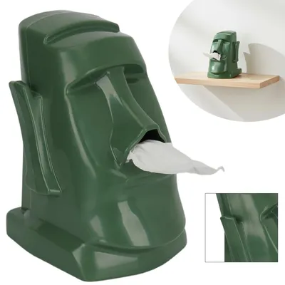 Produktbild von Witziger Taschentuchspender, Originelle Serviettenbox, Dekoratives Organizer-Accessoire Für Büro, Tisch, Arbeitszimm