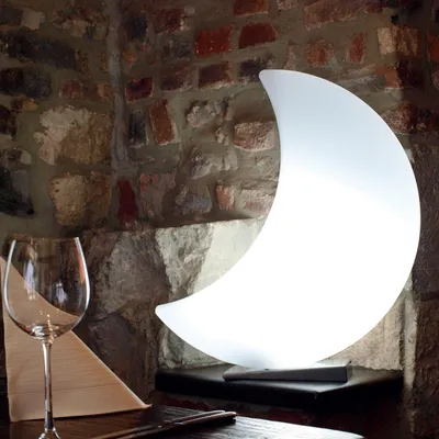 Immagine prodotto di Lampada decorativa a forma di luna da 60 cm a LED, per interni ed esterni
