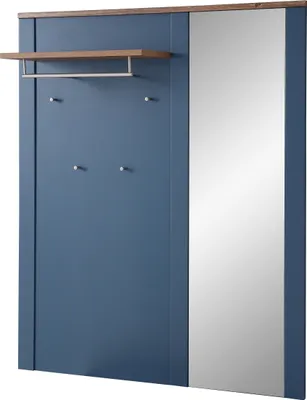 Produktbild von Garderobenspiegel >Dijon< in Parasian Blue Nachbildung - 130x154x30 (BxHxT)