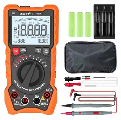 Digitales Isolationsmessgerät 1000 V, 20 GΩ, Multimeter-Funktionen