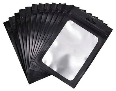 Obrázek produktu pro Opakovaně použitelné uzavíratelné sáčky, průhledný design, odolný plastový materiál, 10 kusů