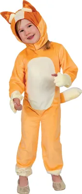 Immagine prodotto di Bluey - Costume ''Bingo'' - Bambini BN6247 (104) (Arancione/Beige)
