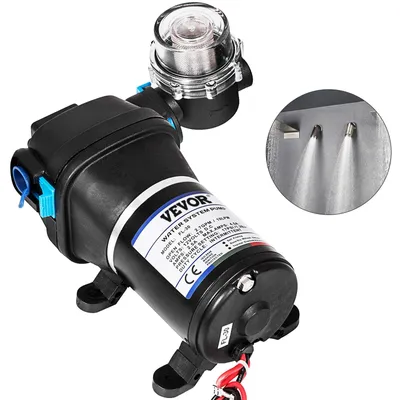 Produktbild von Wasserpumpe - Membranwasserpumpe - Wasserpumpen - 17 Liter pro Minute, 40 PSI - Druckwasserpumpe - Hochdruckpumpe