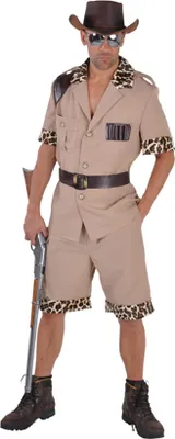 Produktbild von M212213-XL hell-braun Herren Safari Anzug Rancher Kostüm Gr.XL