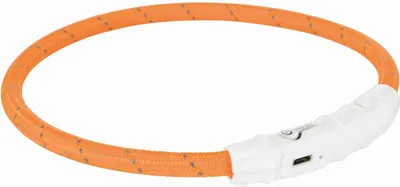 Produktbild von TRIXIE Flash Leuchtring USB - orange - 35 cm/ø 7 mm