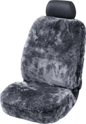 Produktbild von CarComfort Autositzbezug Trish aus Lammfell Einzelsitz anthrazit, 20038