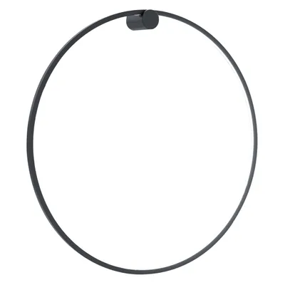 Immagine prodotto di Applique a LED Saturno nera 46 W, bianco neutro 2500 lm, alluminio, dimensioni: 80x80x17 cm, IP44, Milagro