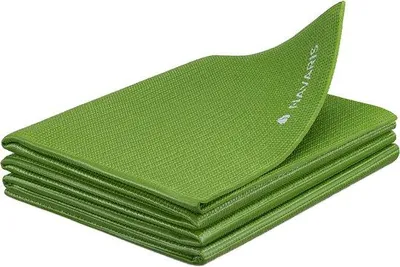 Produktbild von Famanu Yogamat Faltbar - 4 mm dick, Antirutsch, für Yoga, Pilates und Fitness - Grün
