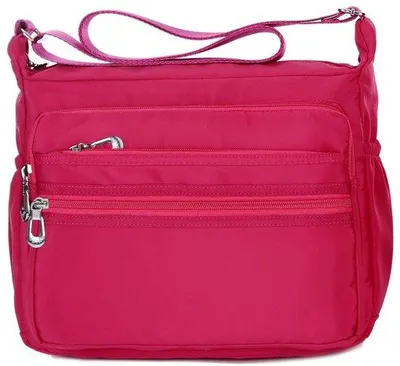 Obrázek produktu pro Lehká dámská crossbody taška – nylon – voděodolná – 12,2 x 4,3 x 9,4 palce – různé přihrádky