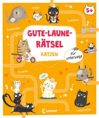Image de Gute-Laune-Rätsel für unterwegs - Katzen