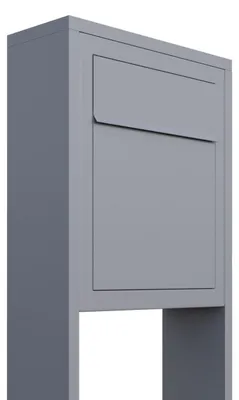 Produktbild von Standbriefkasten Base in Grau Metallic