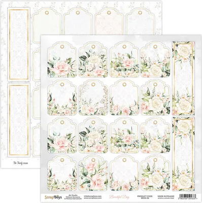 Image de Papier pour scrapbooking 30x30 - Scrapboys - Beautiful Day 06