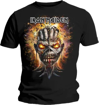 Produktbild von Iron Maiden Eddie Exploding Head Black L T-Shirt