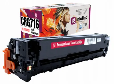 Produktbild von Inkdigo Toner CRG716M für Canon I-Sensys LBP5050, LBP5050N, MF8030, MF8030CN – Magenta, 1400 Seiten,, KI-generiertes Bild