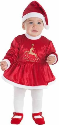 Produktbild von Verkleidung für Kinder Rot Weihnachtsfrau - 1-2 Jahre