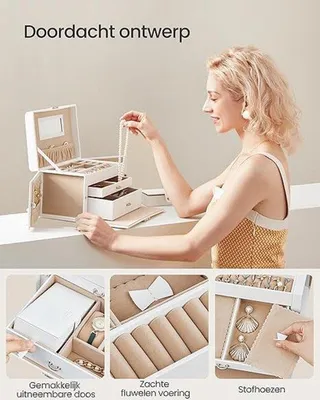 Produktbild von Schmuckkästchen mit Ebenen zum Aufbewahren