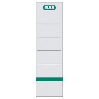 Immagine prodotto di Etichetta posteriore per cartelle ELBA, corta/larga, bianca