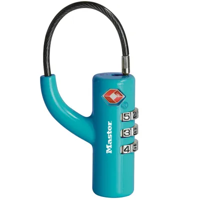 Obrázek produktu pro Visací kombinační zámek Master Lock TSA 4717EURDBLU