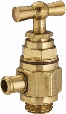 Image de Robinet purgeur équerre laiton mâle M1/4 (08x13) NOYON & THIEBAULT - 318-08L1