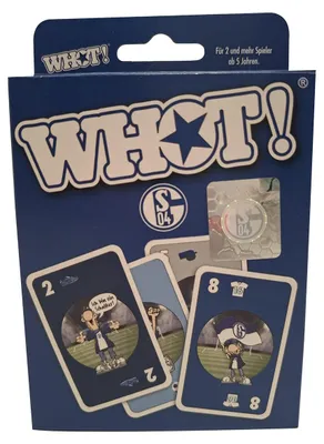 Zdjęcie produktu dla Winning Moves 011644 – Gra karciana – WHOT FC Schalke 04 – Karty do gry, wariant Mau-Mau, artykuł dla fanów, dla dzieci od 5 roku życia