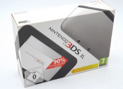 Produktbild von Nintendo 3DS XL Handheld-Spielkonsole - Zustand: Akzeptabel Silber / Schwarz