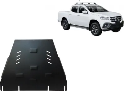 Image de Protection anti-encastrement en acier pour boîte de vitesses et différentiel Mercedes Classe X