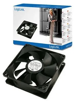 Produktbild von LogiLink PC case cooler, Ventilator, Schwarz