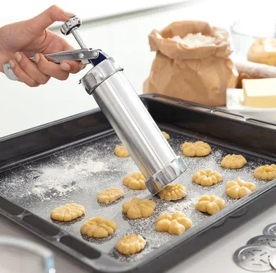 Produktbild von 2 in 1 Plätzchenbackautomat und Spritzbeutel Prekies InnovaGoods
