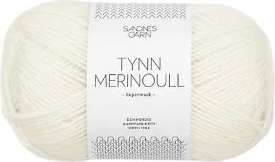 Produktbild von Sandnes Tynn Merinoull 50g 1002 Wollweiß