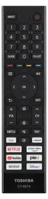 Produktbild von Originale Toshiba TV Fernbedienung 55UV6F63DG | 65QV3F63DA | 65QV3F63DG