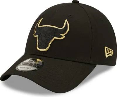 Produktbild von New Era 9Forty Cap - METALLIC Chicago Bulls schwarz