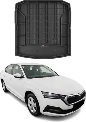 Produktbild von OMAC Gummi Kofferraumwanne für Skoda Octavia 2019-2025 TPE Laderaumwanne Schwarz