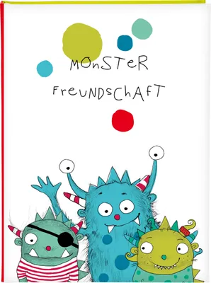 Produktbild von Goldbuch Freundebuch Monster - A5