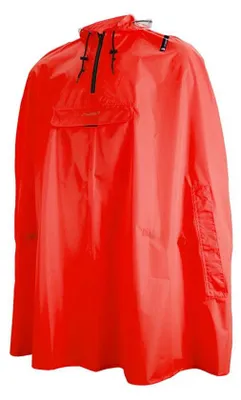 Produktbild von CHIBA Regenponcho - wasserdicht, reflektierend, kompakt, XS/S, rot
