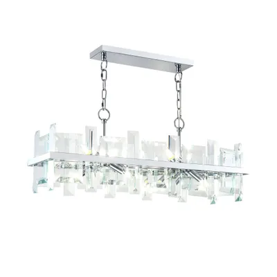 Zdjęcie produktu dla Wisząca lampa glamour Cerezo MOD201PL-08N kryształy chrom