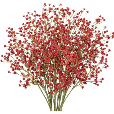 Produktbild von Künstliches Schleierkraut Gypsophila 10 Stück Rot 60 cm